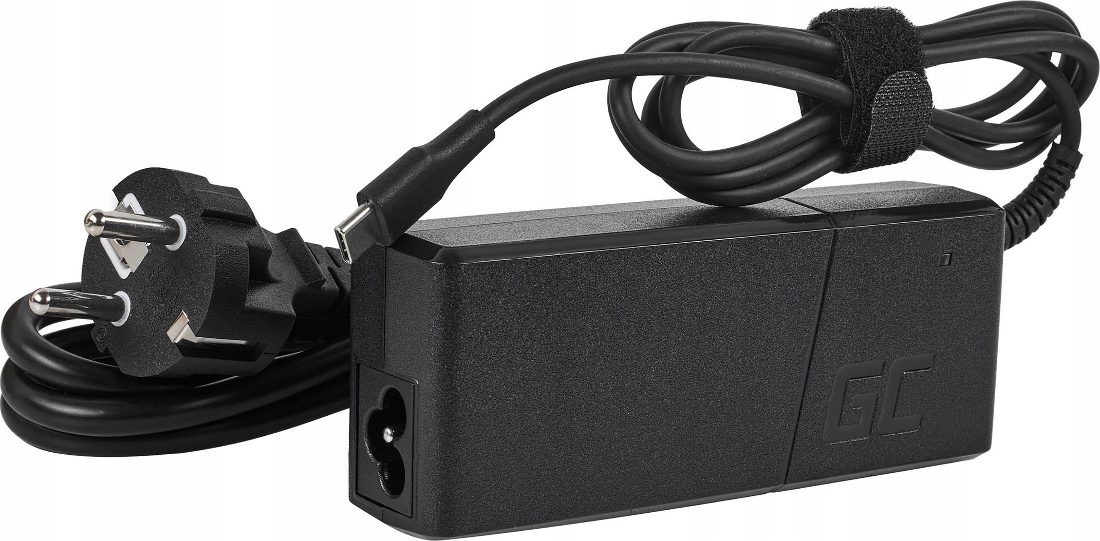 Adapter karikues Green Cell AD139P, universal 90W, me tregues LED, i zi