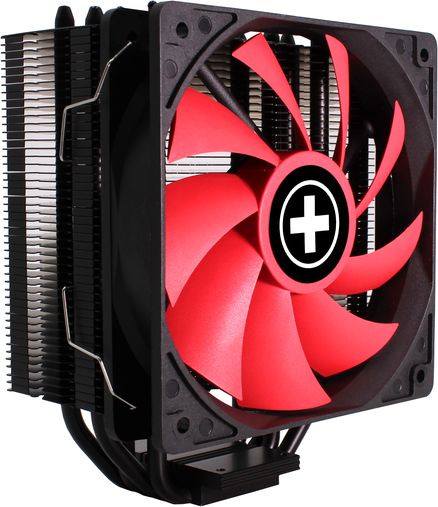 Ftohës CPU Xilence Performance A+ M704, 120mm PWM, 180W TDP, i zi me të kuqe