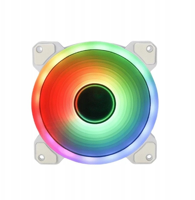 Вентилатор за компјутер Gelid Solutions Stella Infinity, 120mm, ARGB, бел