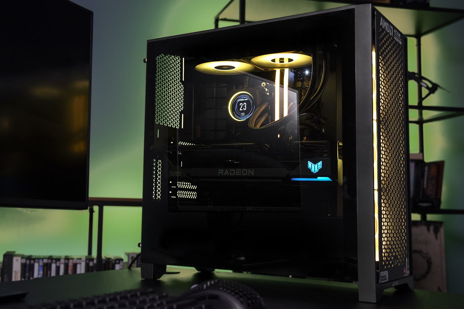 Kompjuter Actina iCUE 7800X3D, 2TB, 7900XTX, e zezë