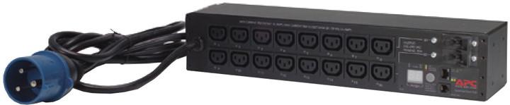Shpërndarës energjie vertikal APC PDU, me ndërprerës, 2U, 32A, 230V, (16)C13              