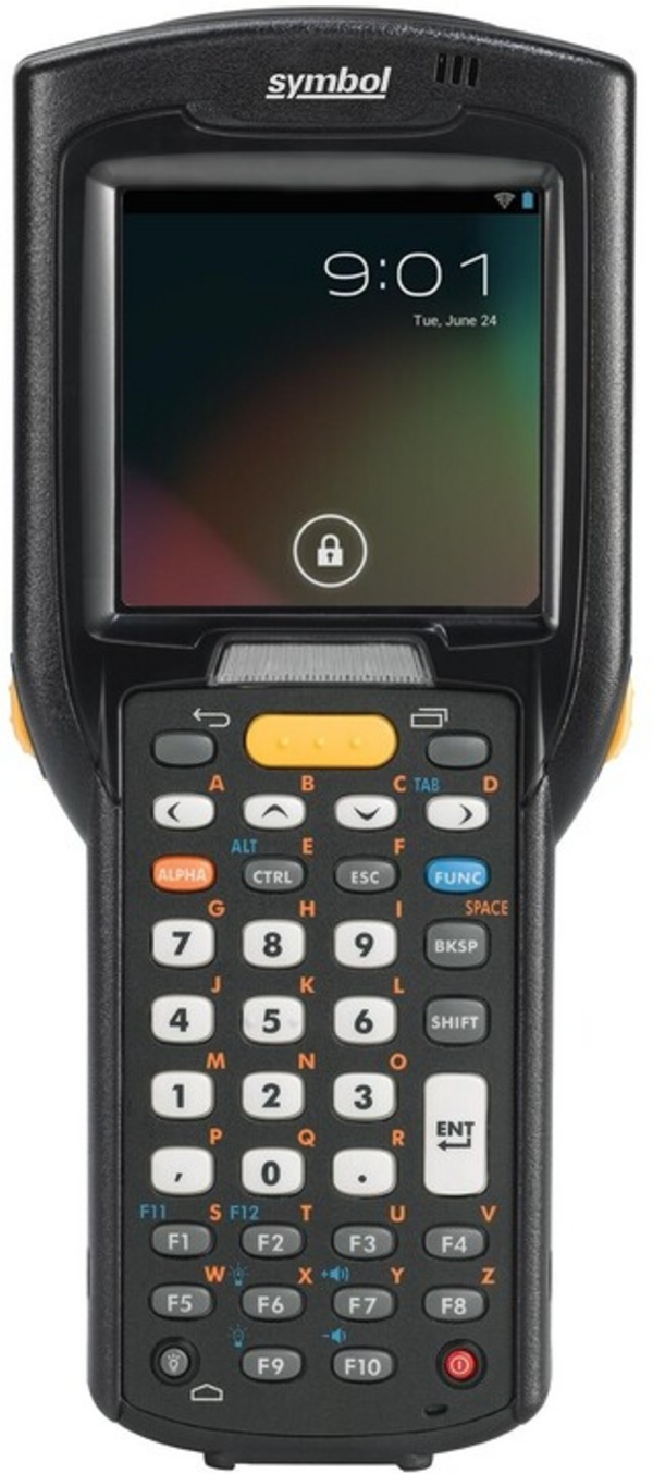 Terminal Zebra MC32 - WLAN, BT, Laser, 1D, 38 KEY, CE7.0, IP54        