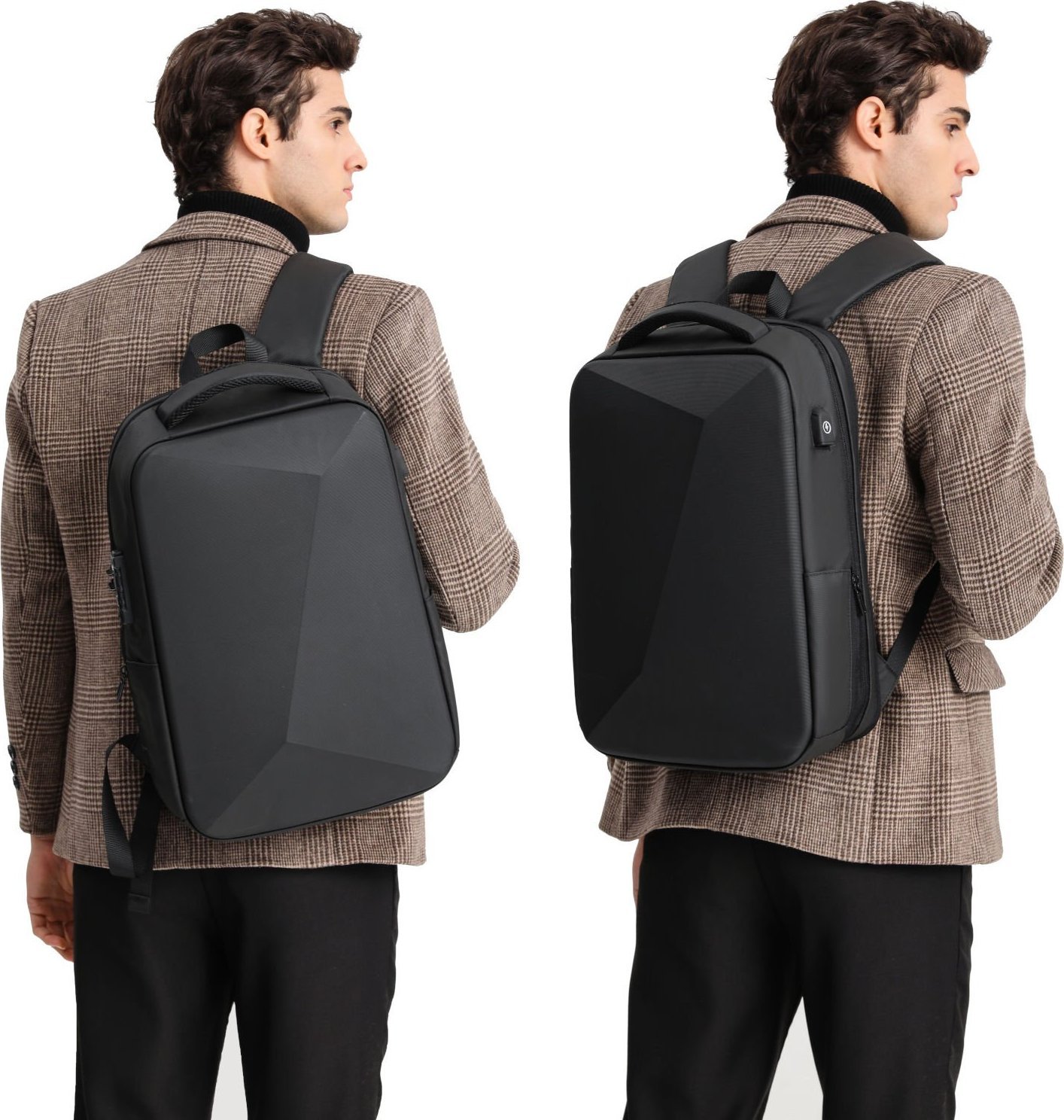 Ранец Mozos PM37, за лаптоп 15.6", 20-32L, анти-кражба, сив