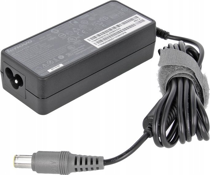 Adapter karikues Lenovo AC 65W, lidhje rrethore, i zi
