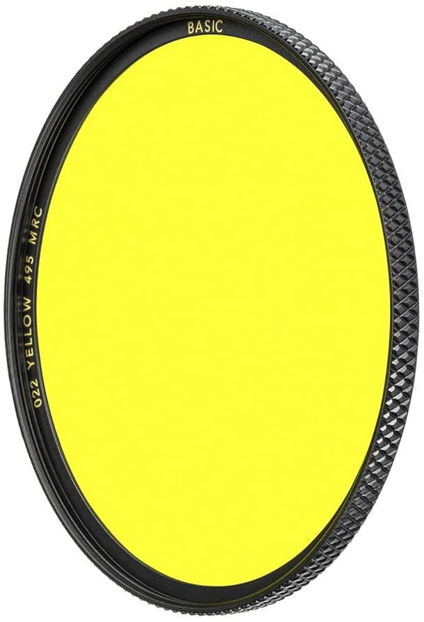 Filtër fotografik B+W Basic 022M MRC Yellow 495, 62mm, i verdhë