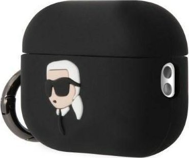 Mbulesë Karl Lagerfeld KLAP2RUNIKK për Apple AirPods Pro 2, silikon, e zezë
