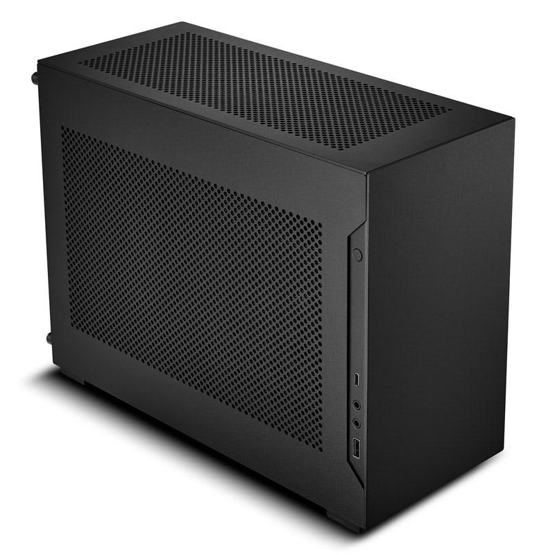 Kutia PC Lian Li A4 H2O X4, Mini ITX, 240mm radiator, e zezë