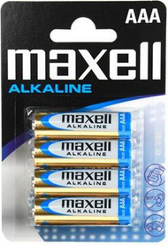 Bateri Maxell AAA / R03, 4 copë.