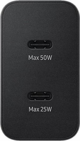 Karikues AC Samsung EP-T5020, 2x USB Type C, karikim i shpejtë, i zi