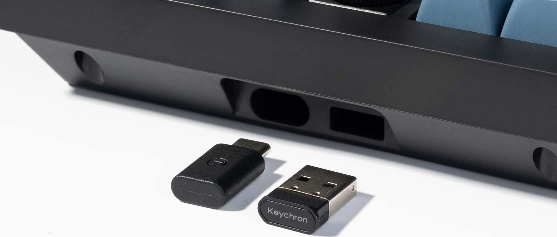 Tastierë mekanike wireless Keychron V6 Max V6M D1, QMK VIA, me knob, e zezë