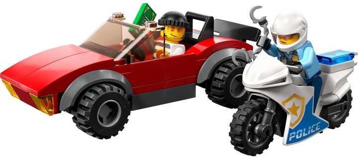 Set LEGO® City 60392 Car chase with dirt bike, 59 pjesë