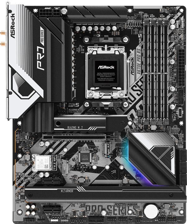 Pllakë amë ASRock X670E PRO RS - AMD X670