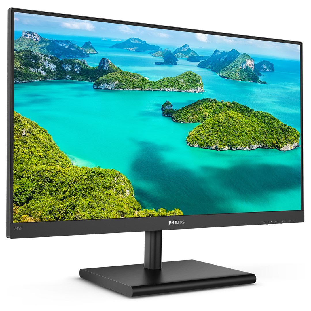 Monitor Philips E Line, 23.8", 2560 x 1440, 2K Ultra HD, 75 Hz, i zi