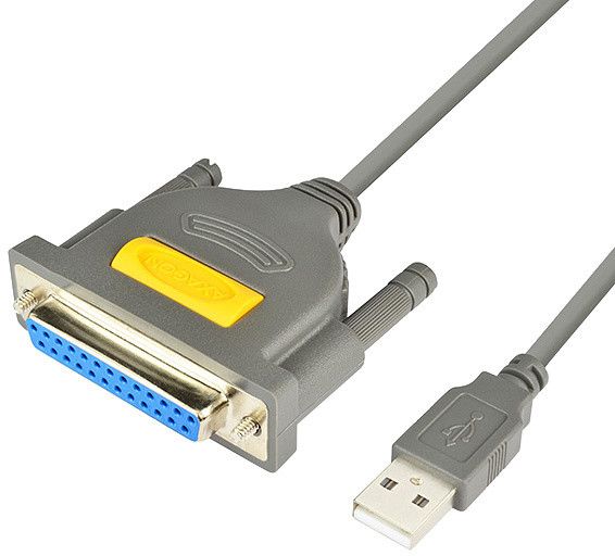 Слика на Кабел AXAGON DB25F, USB 2.0, 1.5m