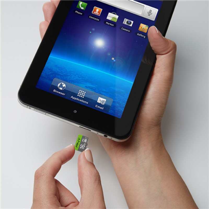 Kartë memorie PNY Elite MicroSDHC, 16GB, klasa 10, e zezë