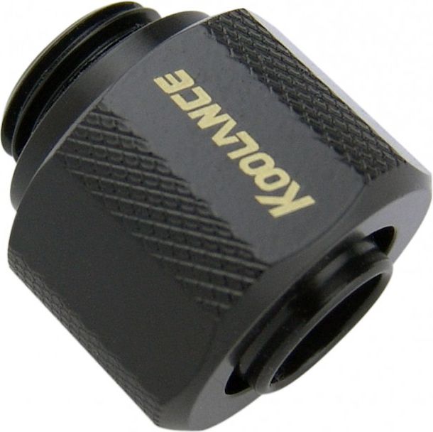 Lidhës ftohjeje uji Koolance FIT V10X13 BK, 13/10mm, G1/4, i zi