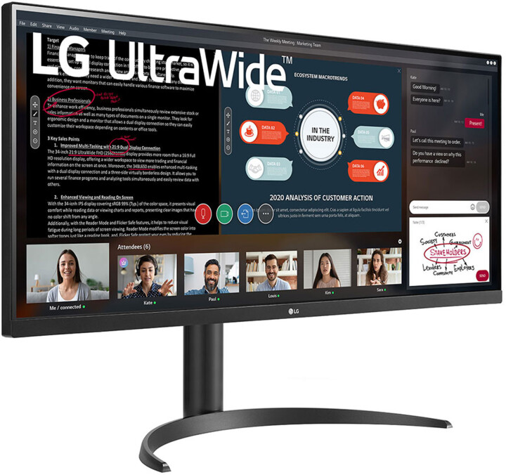 Монитор LG UltraWide 34WP550-B - LED 34"