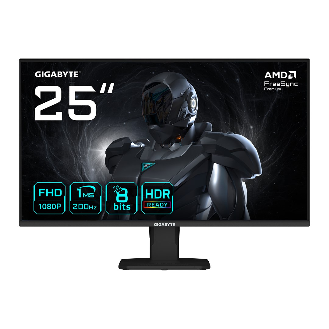 Монитор GIGABYTE GS25F2, 24,5", 1920 x 1080 (Full HD), 200Hz, црн
