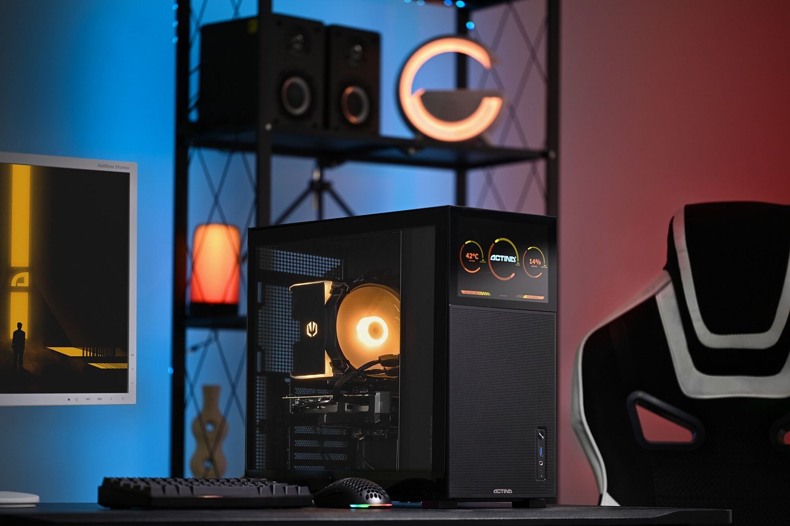 Kompjuter Actina AMD Ryzen 7 5700X3D, 32GB DDR4, 1TB SSD, RX 7700 XT, i zi