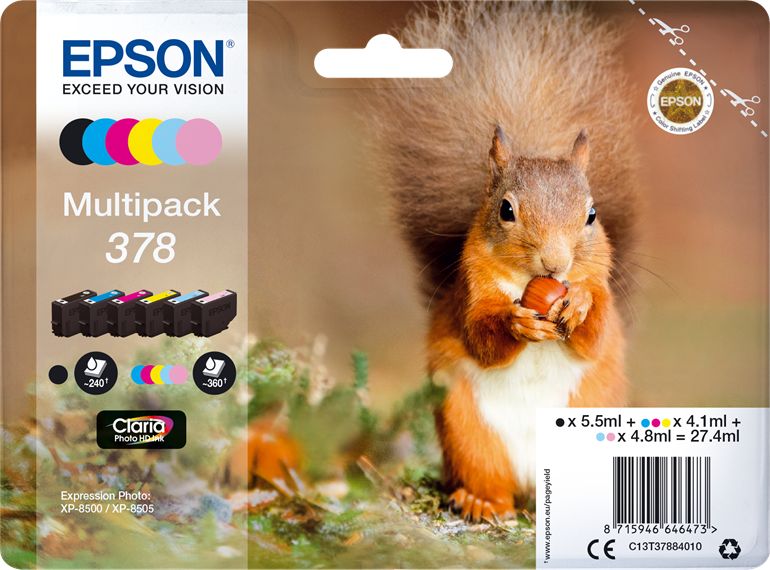 Ngjyrë Epson 378 Multipack