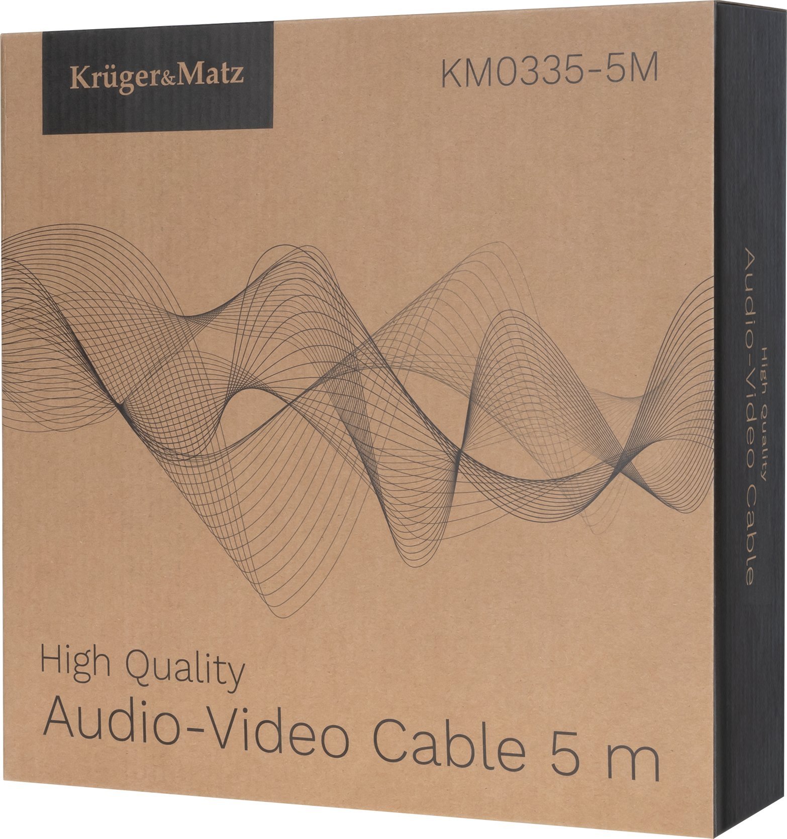 Kabull altoparlantësh Kruger&Matz, 5 m, konektorë banane