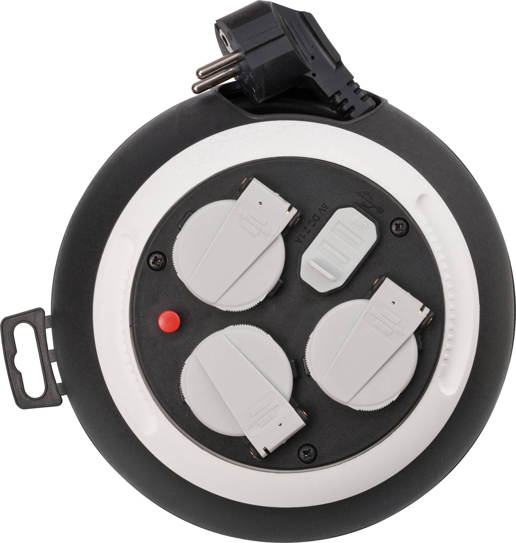 Shtepëzë elektrike Brennenstuhl Comfort Line CL S, 3 dalje, 3 m, bardh e zezë