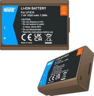 Bateri për kamera Newell LP-E10, USB C, për Canon
