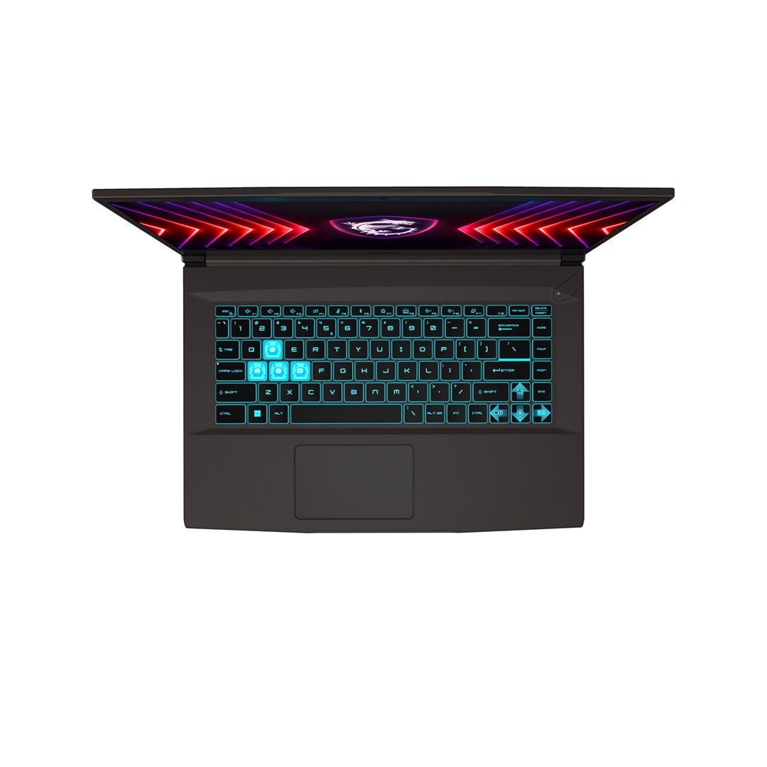 Laptop MSI Thin 15, 15.6", Intel i5-12450H, 16 GB RAM, 512 GB SSD, NVIDIA GeForce RTX 3050, i zi
