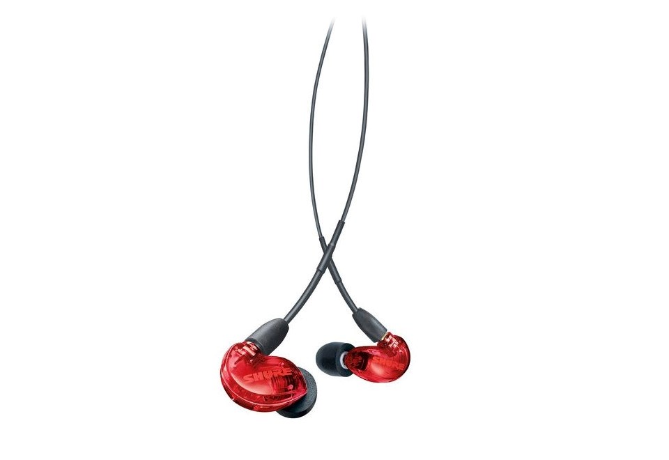 Kufje Shure SE215SPE-RD-EFS, in-ear, të kuqe