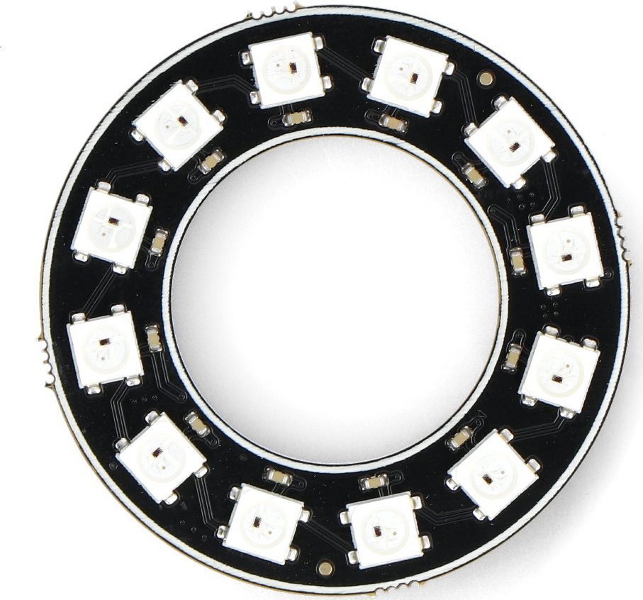 Unazë LED DFRobot Neopixel Ring 12x WS2812, 5V, RGB