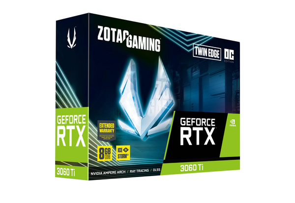 Kartelë grafike Zotac GAMING GeForce RTX 3060 Ti Twin Edge OC LHR NVIDIA, 8 GB GDDR6