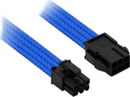 Kabllo PCI-E Nanoxia 6-pin - 6-pin, 0.3m, e kaltër