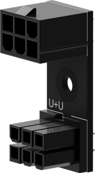 Adapter PCIe Singularity Computers 6 Pin, 180°, U+U, i zi