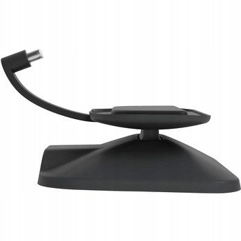 Сталкo Amazon за Echo Show 8 3rd Gen, прилагодлив, со USB C порта за полнење, црн