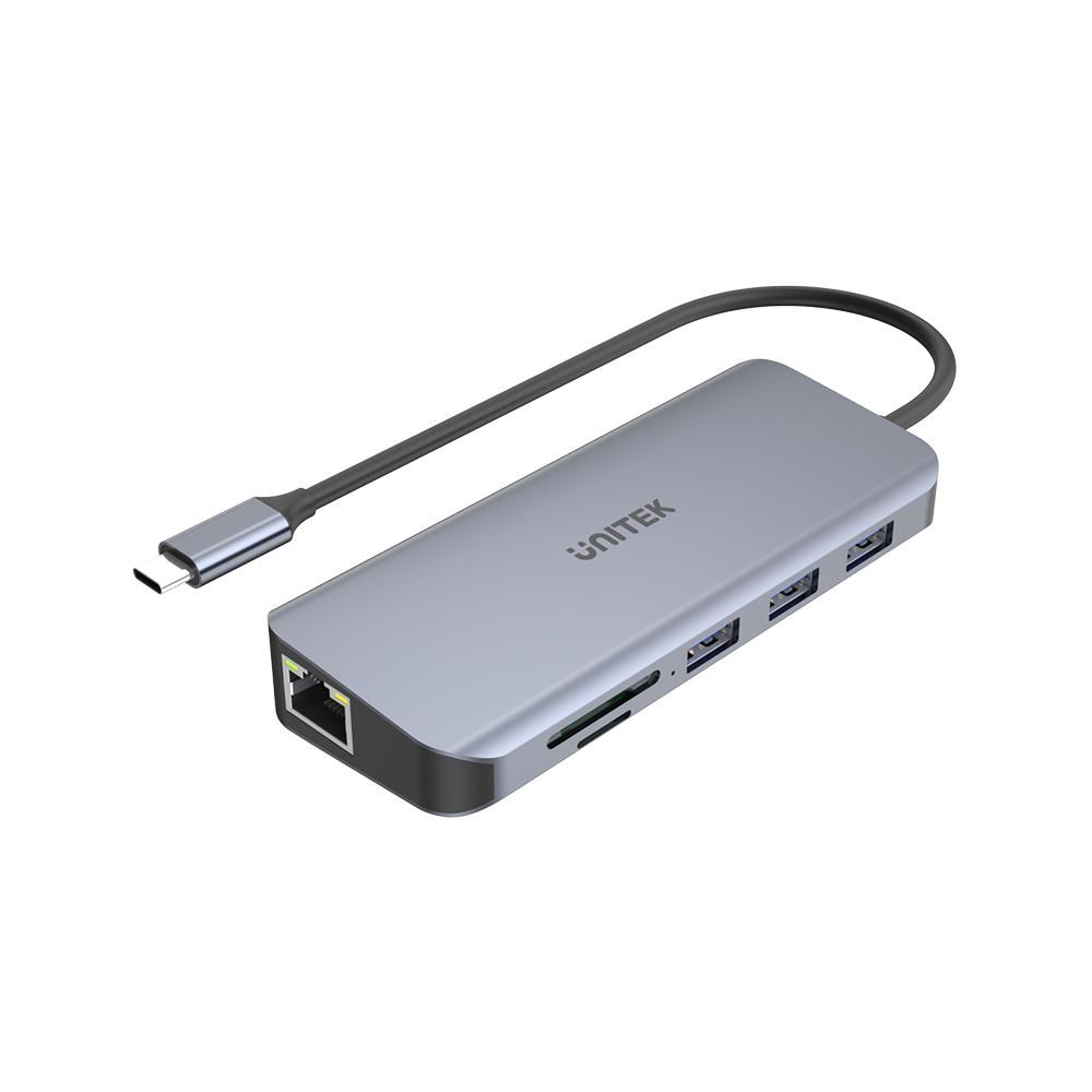 Станична врска Unitek D1026B, USB-C, сива