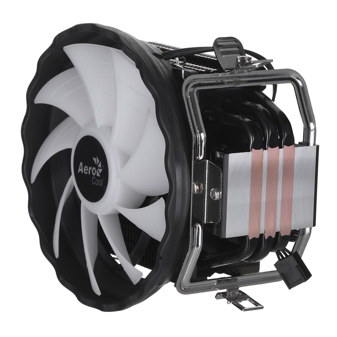 Ftohës CPU Aerocool Rave 4 FRGB, 120mm, i zi
