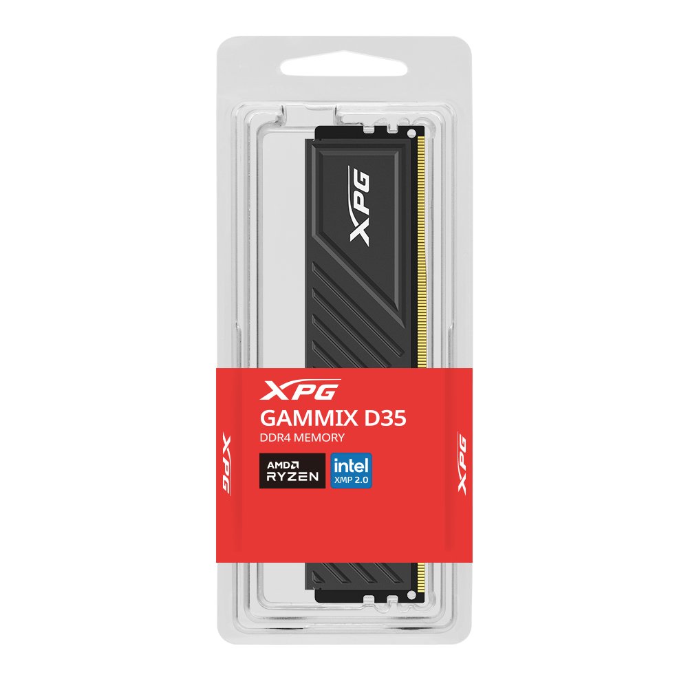 Memorie RAM ADATA XPG Gammix D35, DDR4, 8GB 3200MHz CL16, e zezë