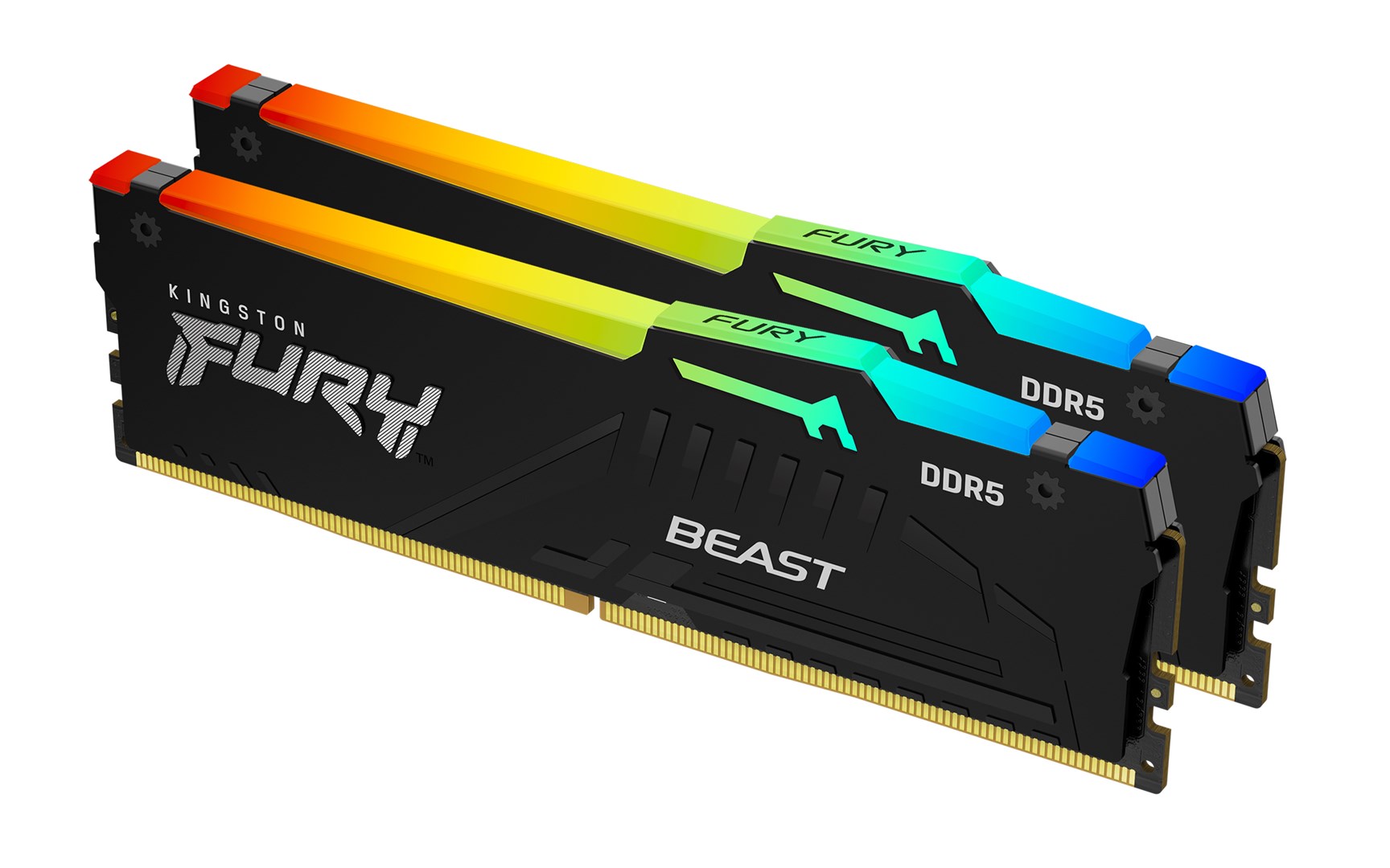 Memorie RAM Kingston FURY 64GB 5600MT/s DDR5 CL36 DIMM (2 x 32 GB) Beast RGB EXPO