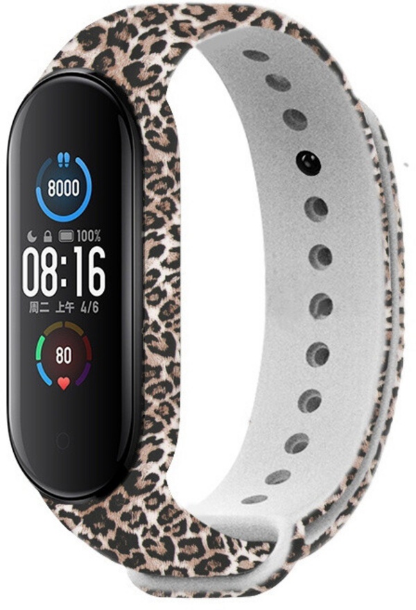 Rrip RhinoTech për Xiaomi Mi Band 6, motiv gepardi