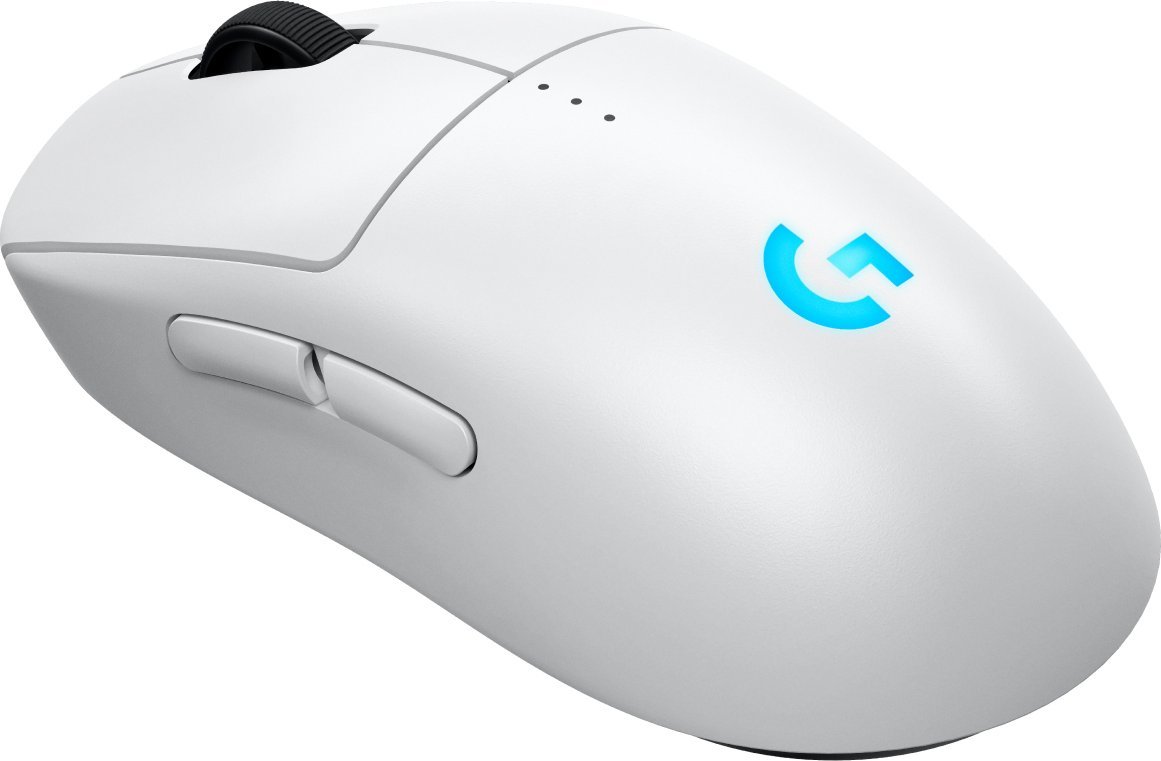 Maus gaming Logitech G PRO 2 LIGHTSPEED, wireless, optik, i bardhë