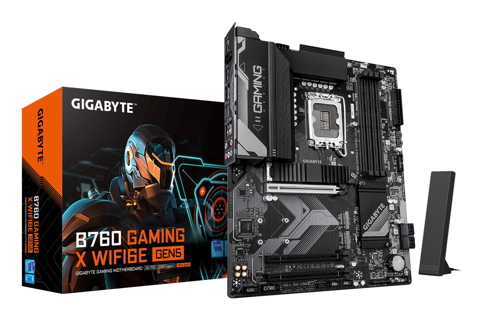 Pllakë amë GIGABYTE B760 GAMING X WIFI6E GEN5, 5600MHz DDR5, 3xPCIe 4.0 M.2, Wi-Fi 6E, 2.5 GbE LAN, USB 3.2 Gen 2