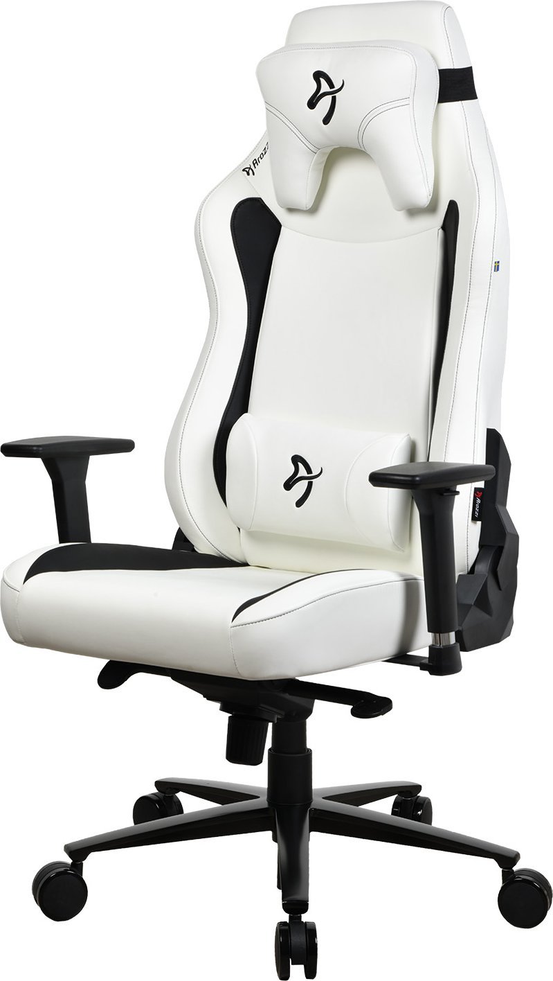 Karrige gaming Arozzi Vernazza XL, Soft PU, ergonomike, e bardhë