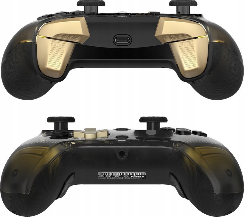 Гејмпад GameSir Kaleid Flux, со кабел, RGB, Hall Effect, црн