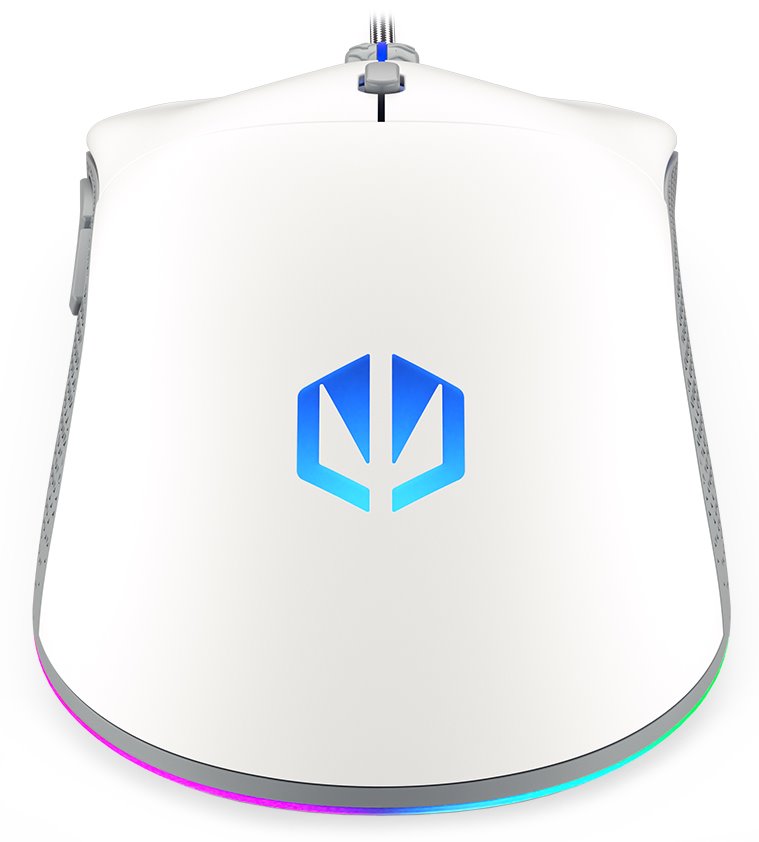 Maus ENDORFY GEM Onyx White, optik, i bardhë