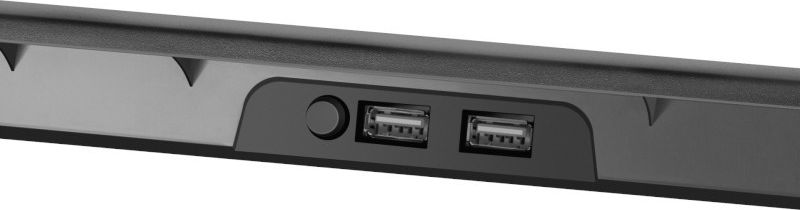 Bazë ftohëse për laptop Defender NS-503, 2 ventilatorë, ndriçim LED, e zezë