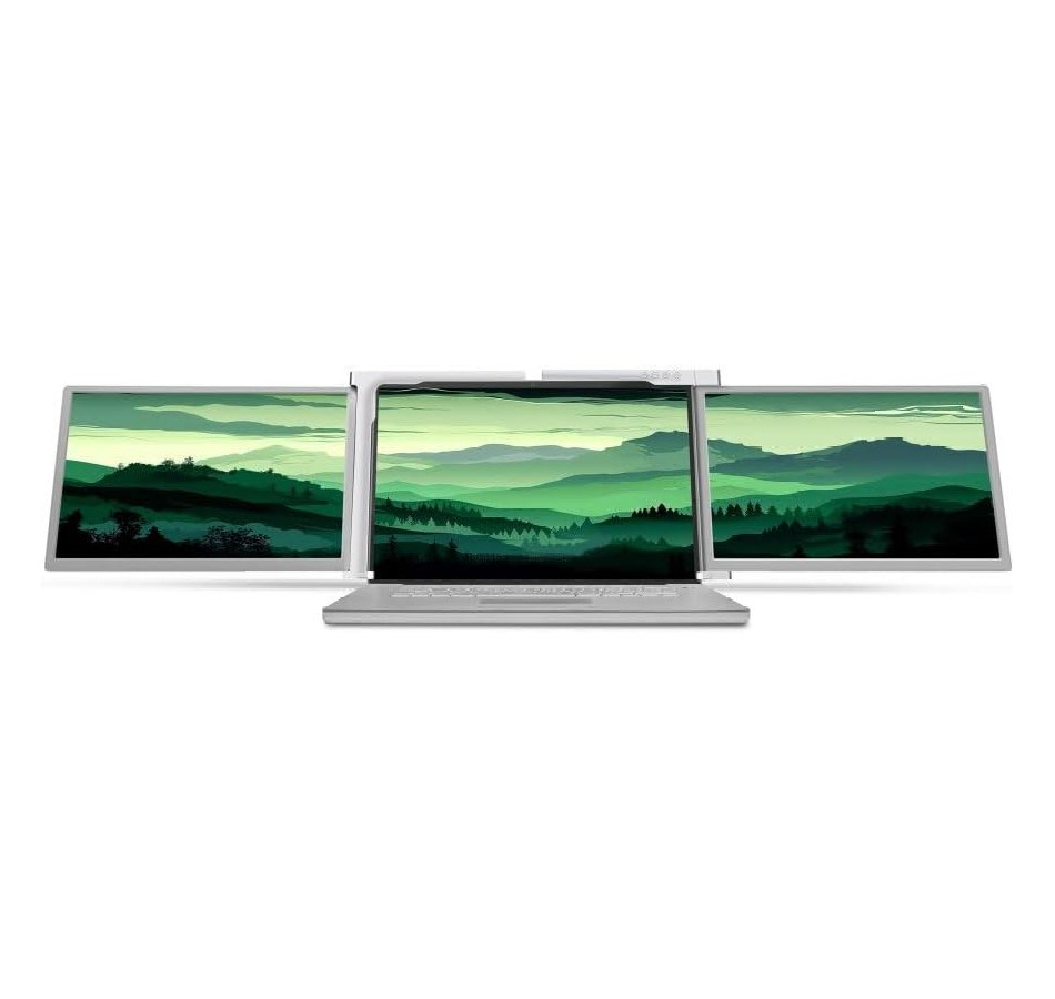 Monitor Misura 3M1400S1 Dual portativ, 14", 1920 x 1080, i argjendtë