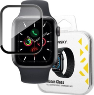 Xham mbrojtës Wozinsky për Apple Watch 4 5 6 SE 40mm, transparencë e lartë, kornizë e zezë