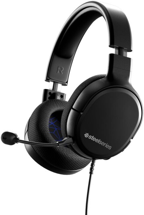 Kufje SteelSeries Arctis 1, të zeza / të kaltra
