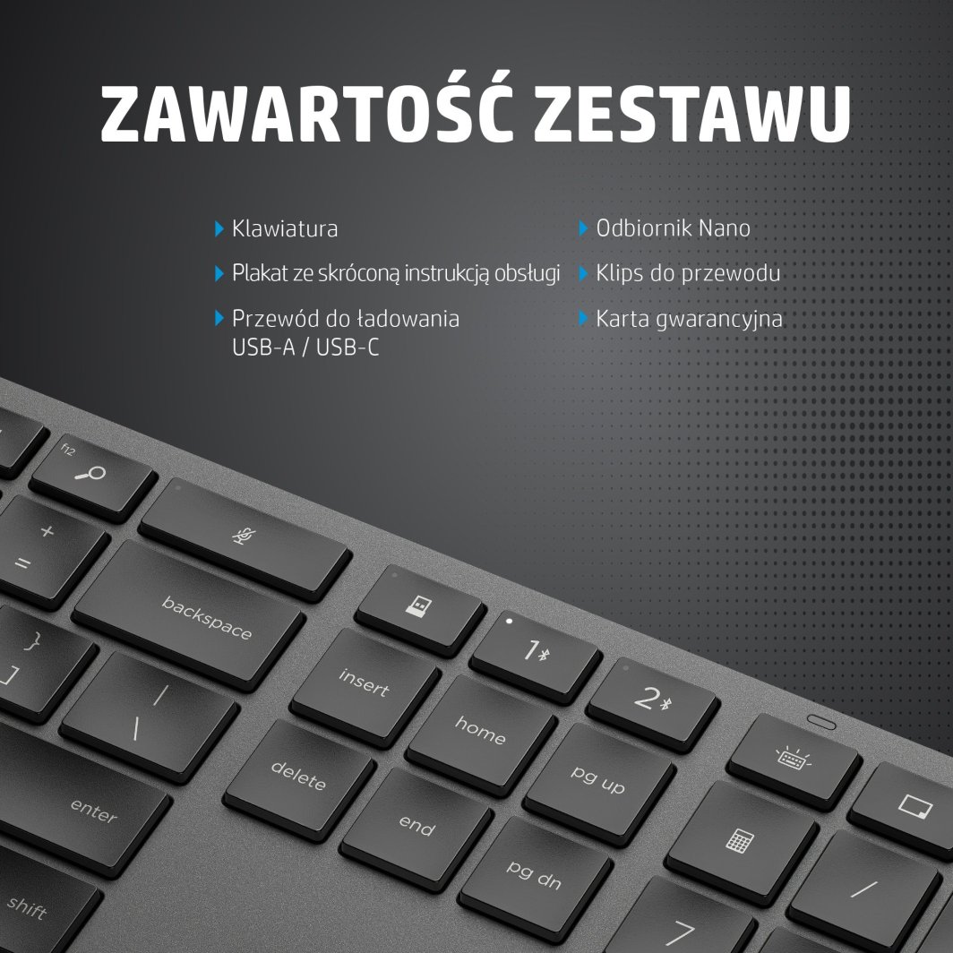 Tastierë HP Dual Mode 975, e zezë