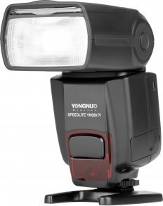 Blic fotografik Yongnuo YN560 IV Negative Display, marrës me valë, LCD i ndriçuar, i zi